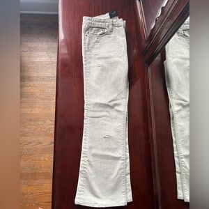 Cult of Individuality Gray Distressed flare Jeans